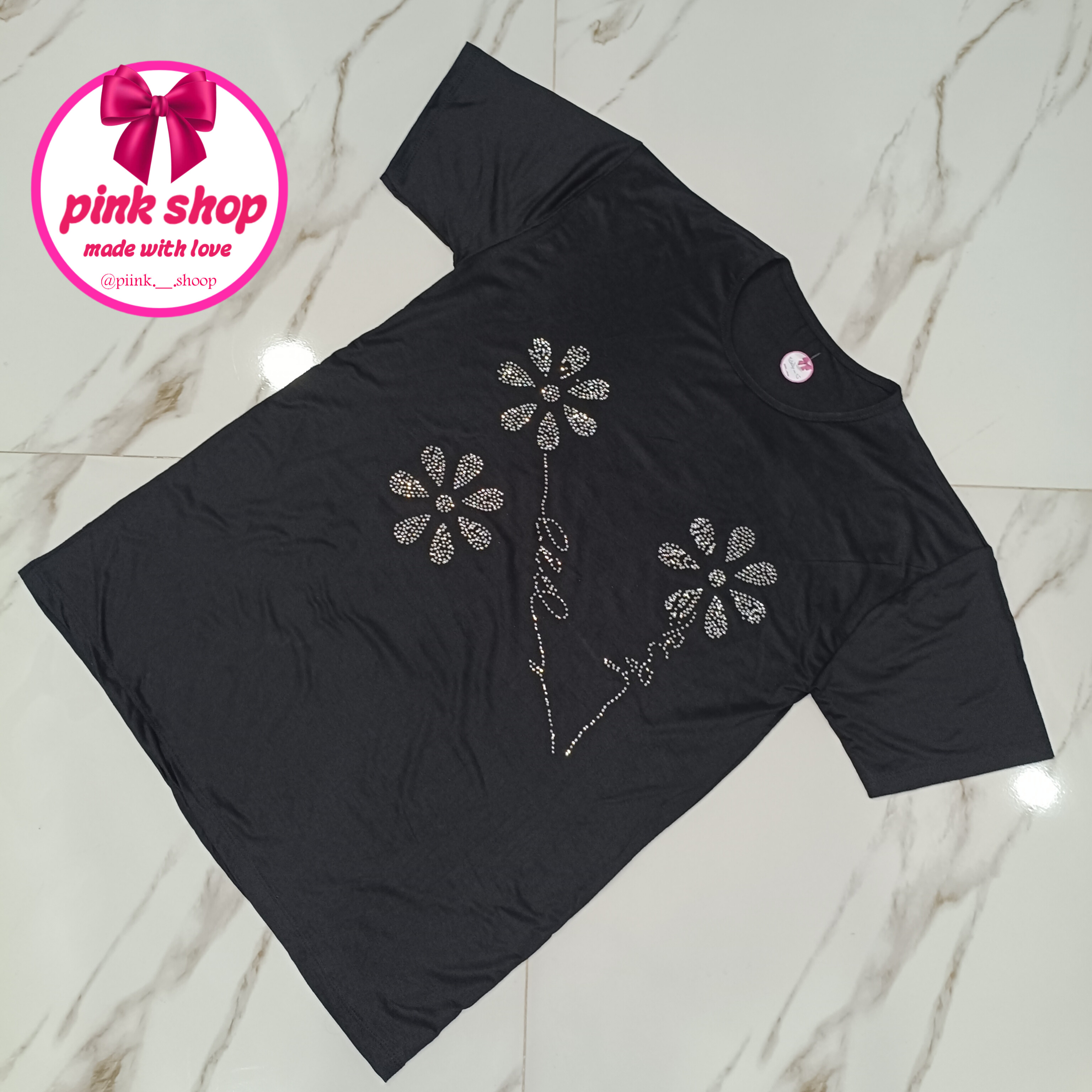 تیشرت مشکی زنانه سایز بزرگ