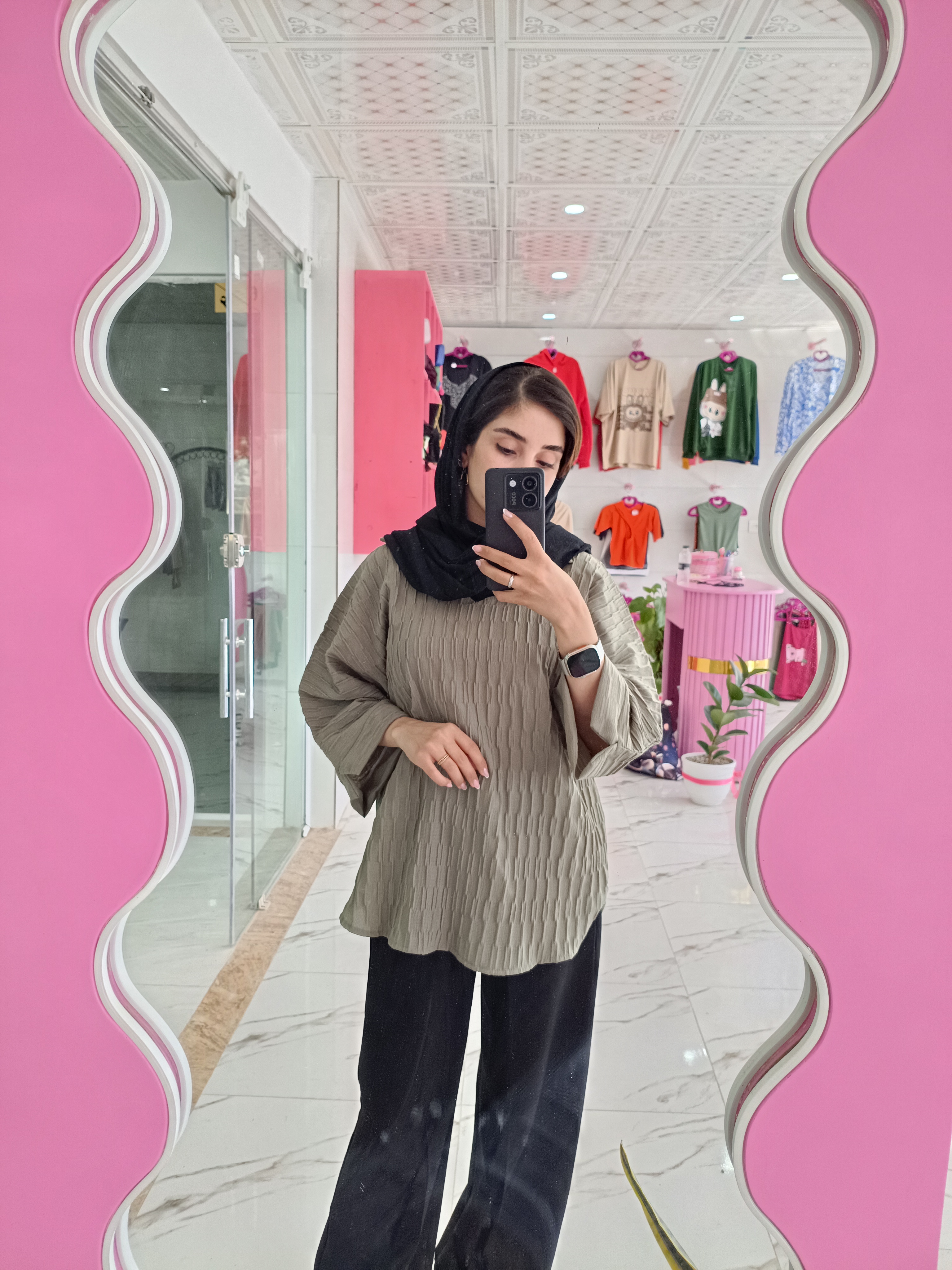 شومیز زنانه تک رنگ